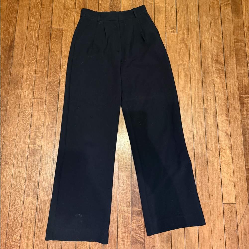 Sloane Tailored Wide Leg Pant in Black